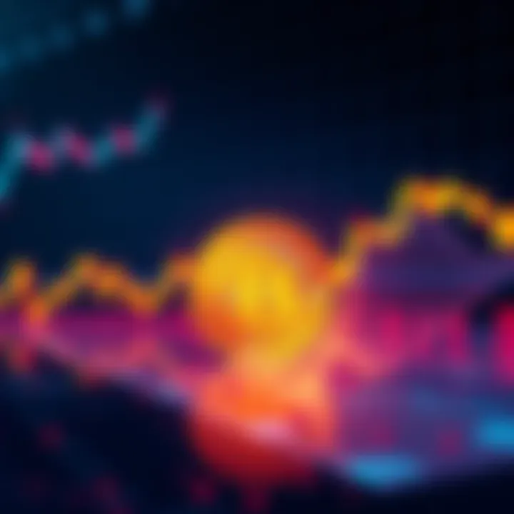 A chart showing Bitcoin's price trends, highlighting a potential rise or drop.