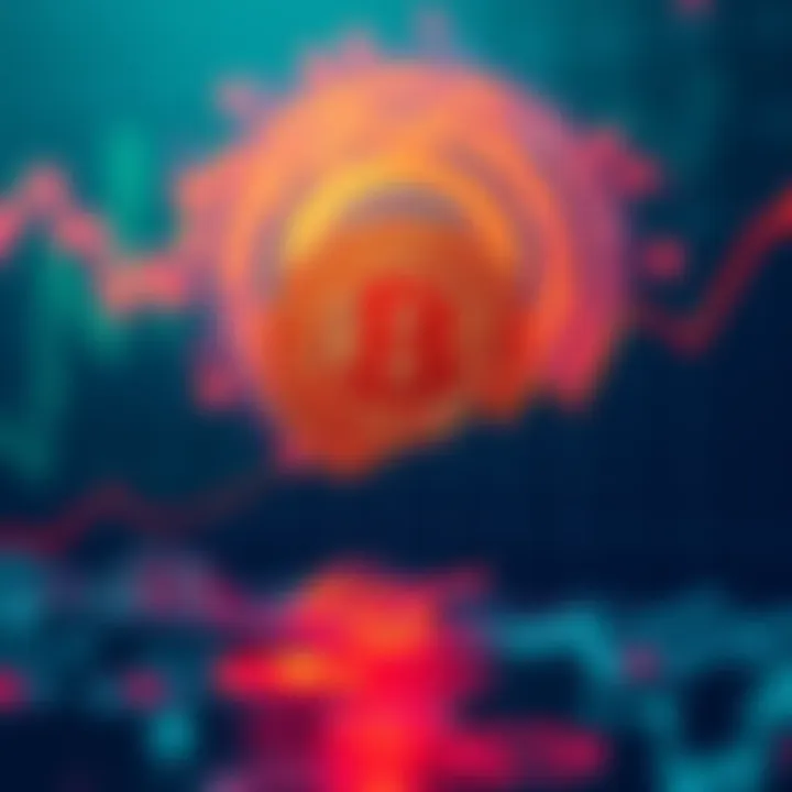 A graph showing Bitcoin's price dropping from $86,000 with a forecasted decrease to $75,000.