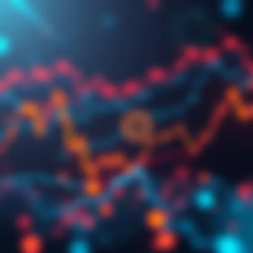 A graph showing Bitcoin's price decline from over 60k, with a downward trend toward 50k.
