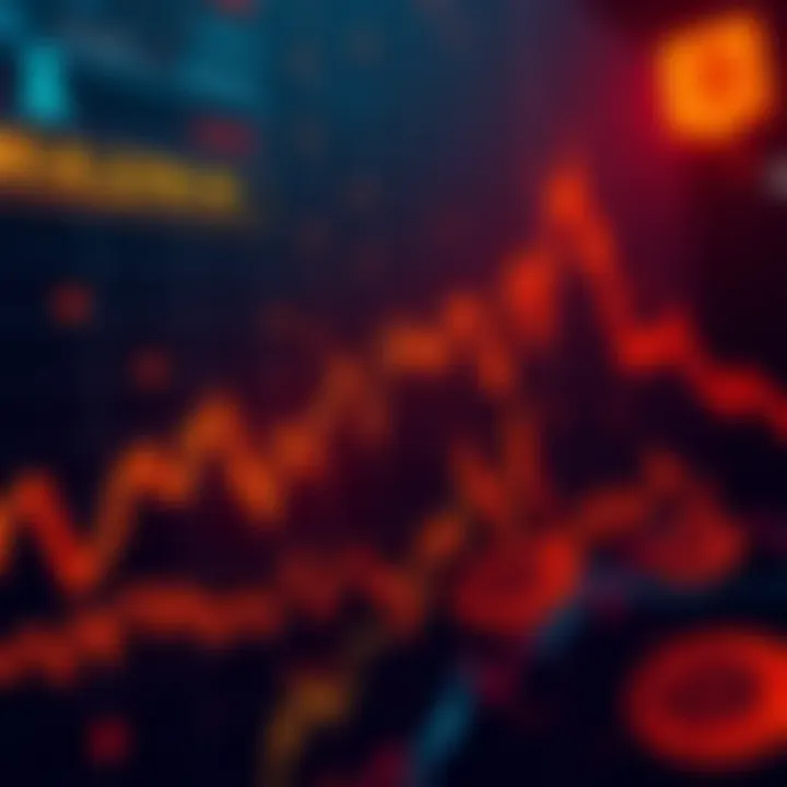 A chart showing a sharp decline in Bitcoin prices following negative news, with traders expressing frustration over the reaction.