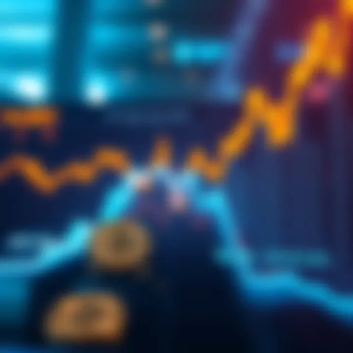 A chart showing a sharp decline in Bitcoin prices against various currencies, emphasizing a significant drop over the past year.