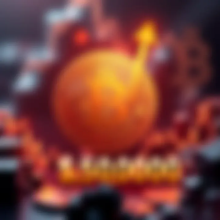 A graphic showing Bitcoin with a rising arrow and a price tag of $500,000, symbolizing a price prediction increase.