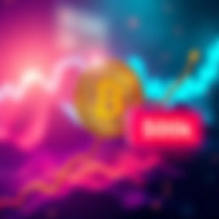A graphic showing a rising Bitcoin logo with a projected value of $500k by 2028, exciting crypto enthusiasts, with a vibrant background.