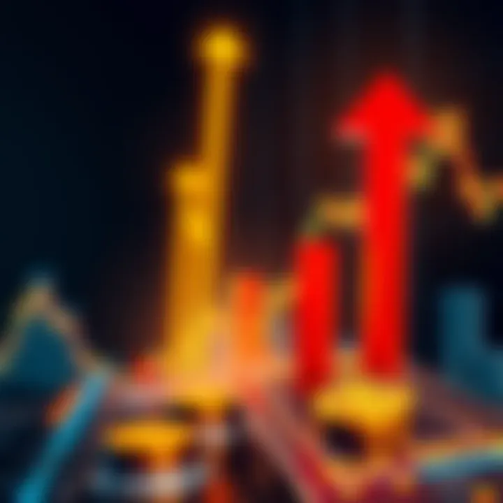 Bitcoin Price Surge Prediction A graphic showing a rising Bitcoin price chart with arrows pointing upward, symbolizing market predictions and investment strategies.