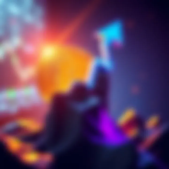 A graphic showing a rising Bitcoin symbol with an arrow pointing upwards, suggesting a high price forecast.