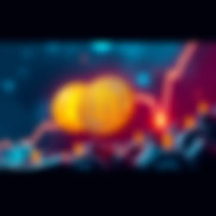 A visual representation of a rising Bitcoin graph indicating a price surge with dollar signs symbolizing investments.