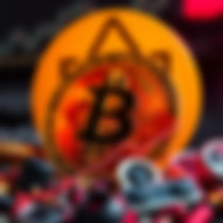 Bitcoin Profit Percentage A graphic showing 99.3% of Bitcoin's supply is in profit, highlighting potential for price dip with a caution sign in the background.