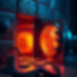 A graphic showing a bitcoin symbol next to a secure vault, representing buying and safeguarding cryptocurrency investments.