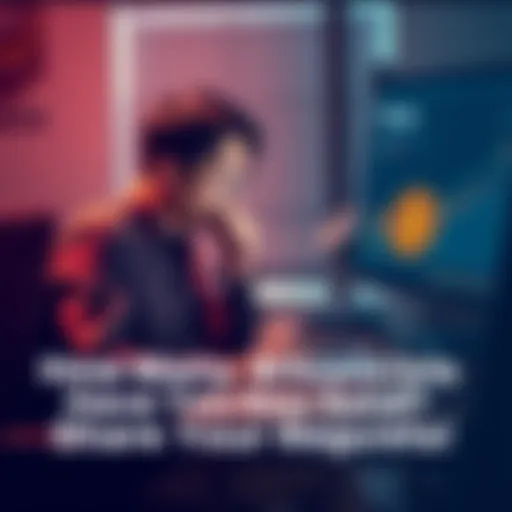 Individual sitting at a desk with a laptop, looking thoughtfully at Bitcoin performance charts and notes, showing emotions of regret and reflection on past sales.