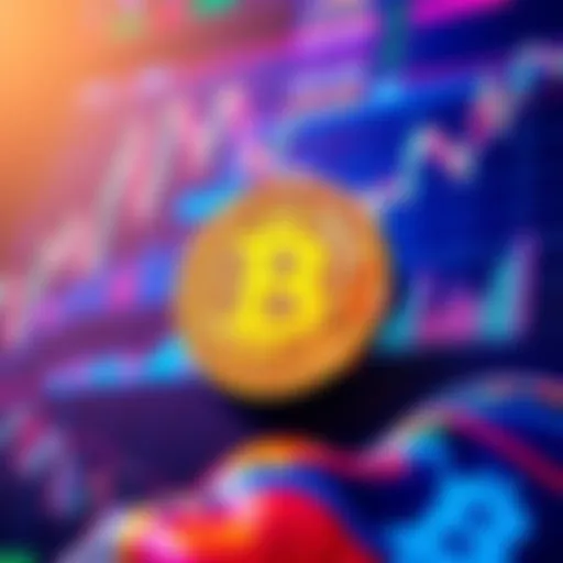 Bitcoin symbol surrounded by financial charts and market data, symbolizing renewed interest in cryptocurrency in 2026