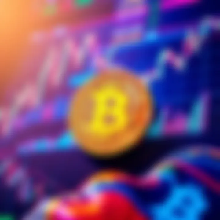 Bitcoin Rising Again Bitcoin symbol surrounded by financial charts and market data, symbolizing renewed interest in cryptocurrency in 2026