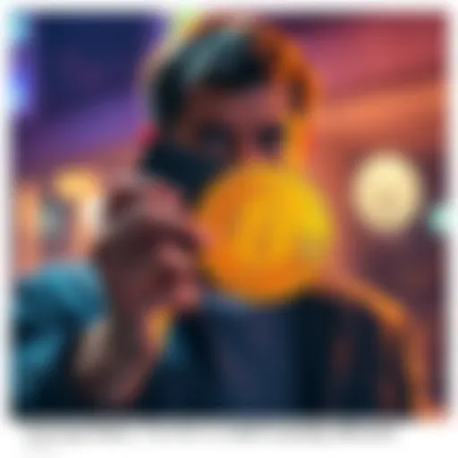 A person looking concerned while holding a Bitcoin wallet, symbolizing worries about self-custody and passkey management.