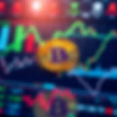 Bitcoin and stock market comparison A graphic showing Bitcoin's value at 60K alongside rising tech stock charts, illustrating market trends