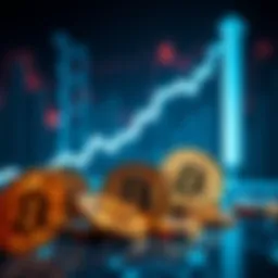 A visual of Bitcoin symbols alongside rising graphs, representing the renewed interest in cryptocurrency.