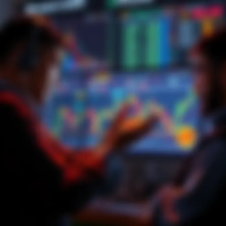 Traders analyzing Bitcoin price charts influenced by macroeconomic events and political news