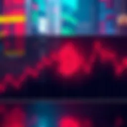 Bitcoin Trading Losses A graph showing Bitcoin prices dropping, with 92% of Bitcoin holders in the red, symbolizing financial losses and market uncertainty.