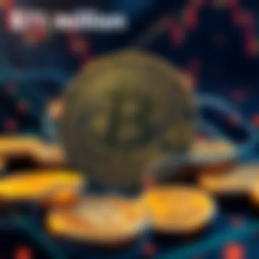 A visual representation of a Bitcoin transaction worth 71 million dollars amidst a backdrop of digital theft and security concerns in cryptocurrency.