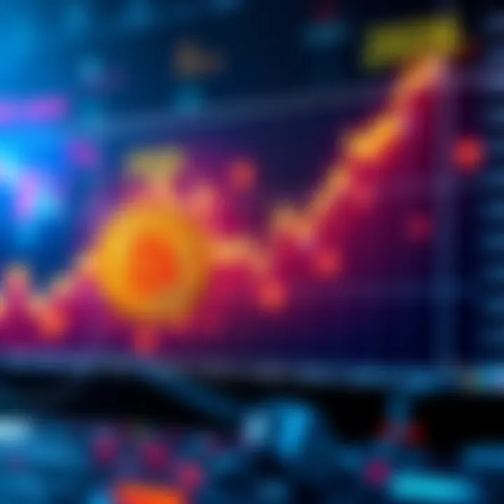 A graph showing Bitcoin price trends and market shifts in 2026 with upward trends and investment strategies visualized