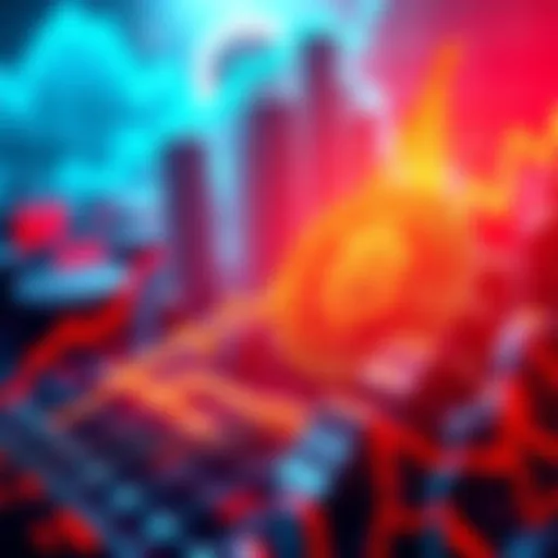 Michael Saylor predicts Bitcoin's value could reach $100 trillion with a graph showing upward trends.