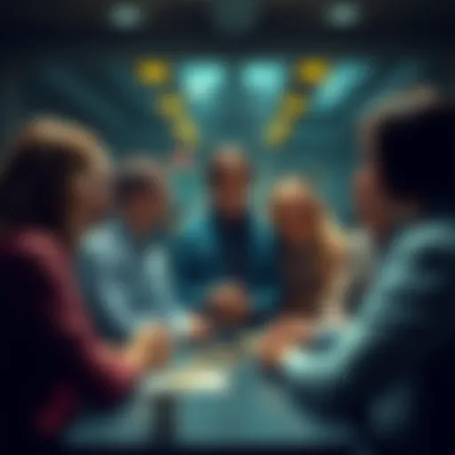 Group of people discussing misconceptions about a Bitcoin wallet in relation to the Nancy Guthrie case.