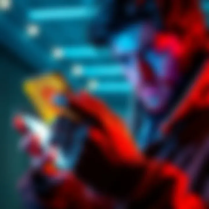 A person looking concerned while checking a Bitcoin wallet on a smartphone, with focus on the first and last characters of the address, highlighting potential security risks.