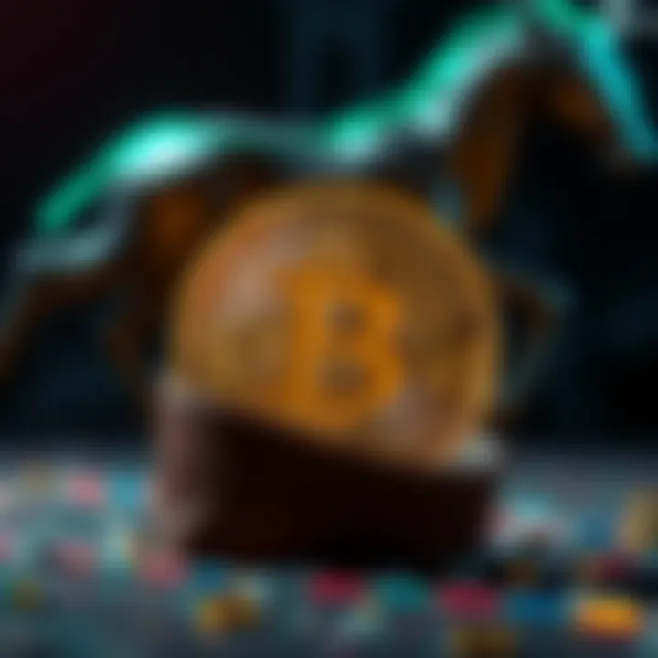 A graphic showing a Bitcoin symbol with an empty wallet, representing Bitdeer's complete liquidation of its Bitcoin treasury.