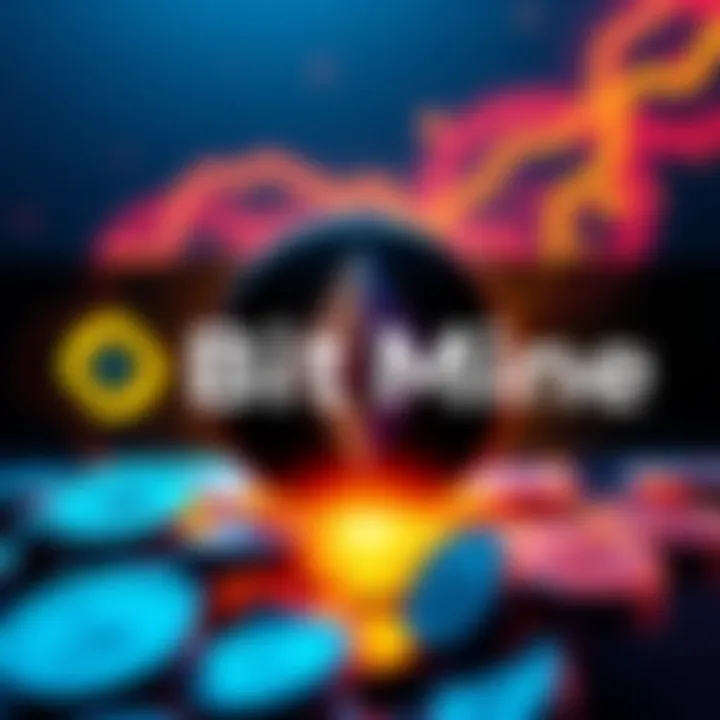 BitMine's logo with visual representation of Ethereum tokens being exchanged in a big deal