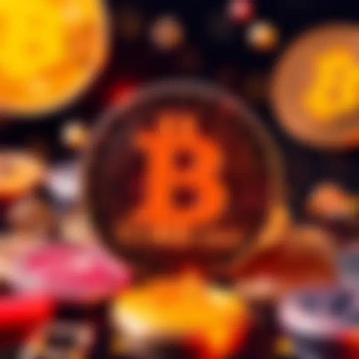 Bitwarden logo alongside various cryptocurrency symbols, representing secure storage for seed phrases