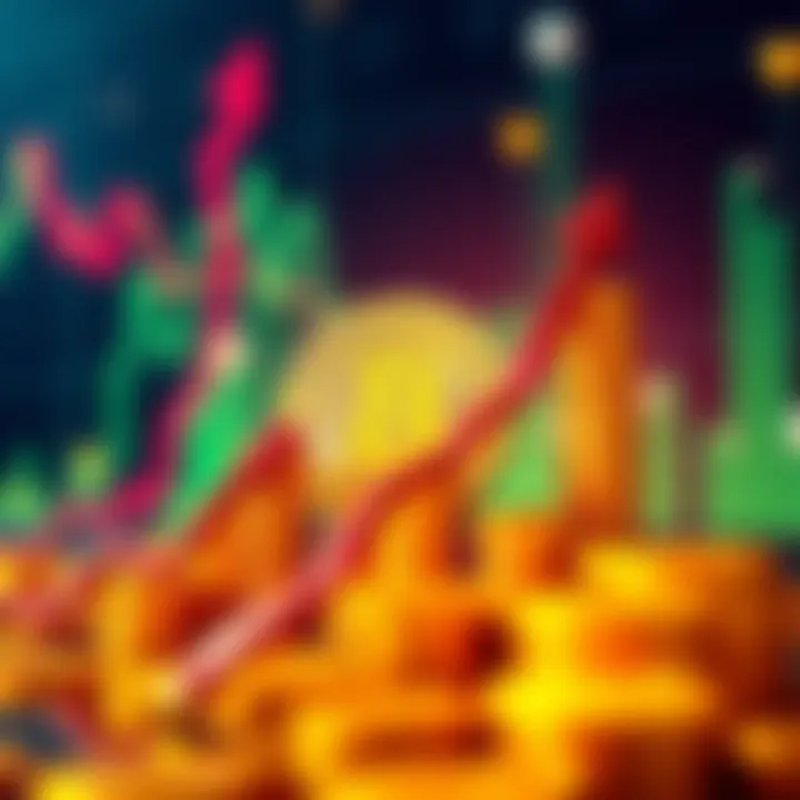 BlackRock logo with a rising graph depicting increased bitcoin investments