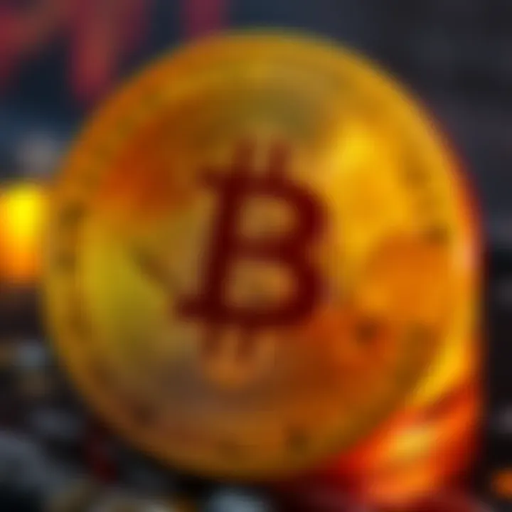BlackRock Bitcoin Sale A visual representation of Bitcoin with BlackRock's logo, reflecting market reactions to the recent sale of 2,424 BTC.