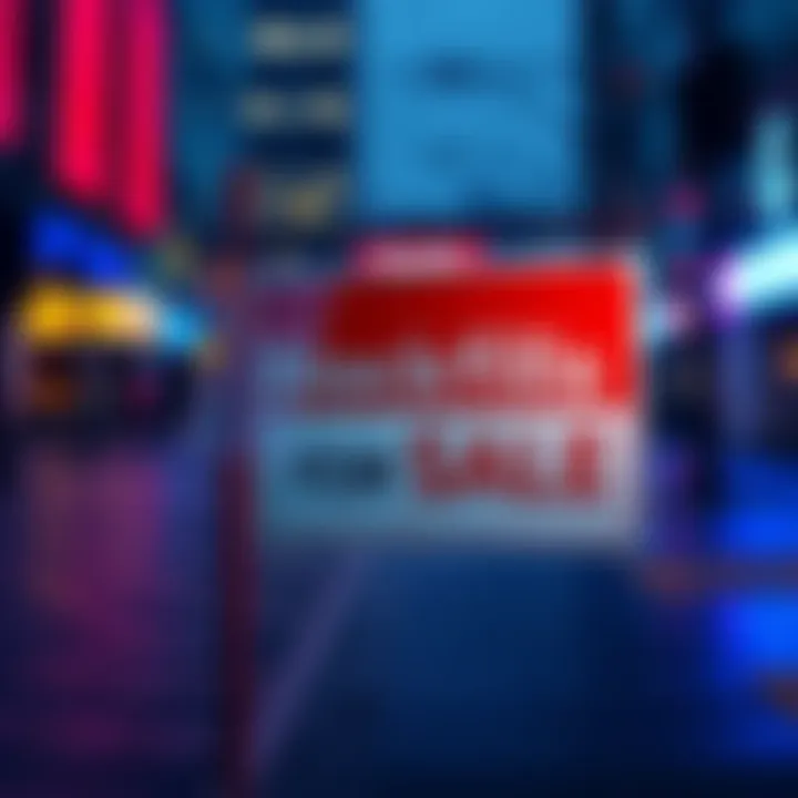 Blockfills logo with a for sale sign, indicating the search for a buyer following significant lending losses.