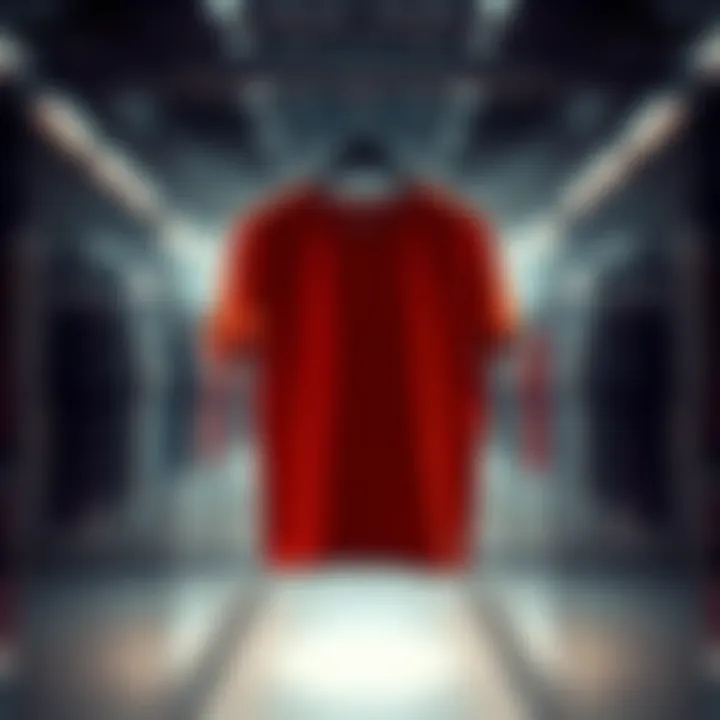 A striking T-shirt showcased on a hanger, appealing for personal wear or as a gift.
