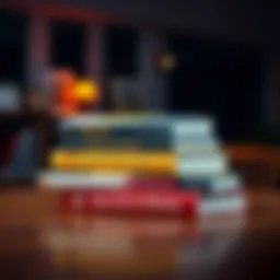 Books on Bitcoin and Money Four essential books about Bitcoin and the future of money stacked on a table