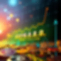 A graph showing rising cryptocurrency inflows in Brazil, emphasizing the $318.8 billion mark and digital asset growth.