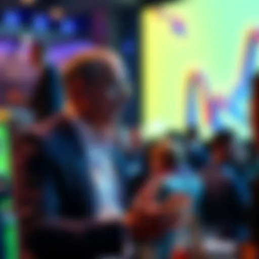 Coinbase CEO Brian Armstrong discussing philanthropy at a public event