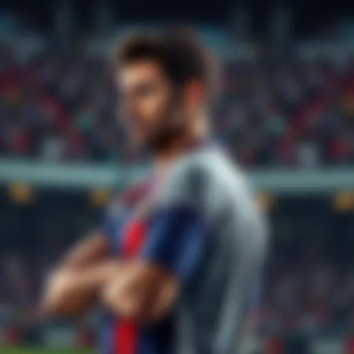 A soccer player weighing the decision to replace Bruno with Isco, contemplating team strategy.