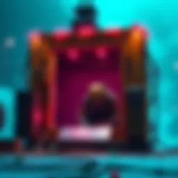 A player character assembling the Goal Generator in a game environment, focusing on early game strategy.