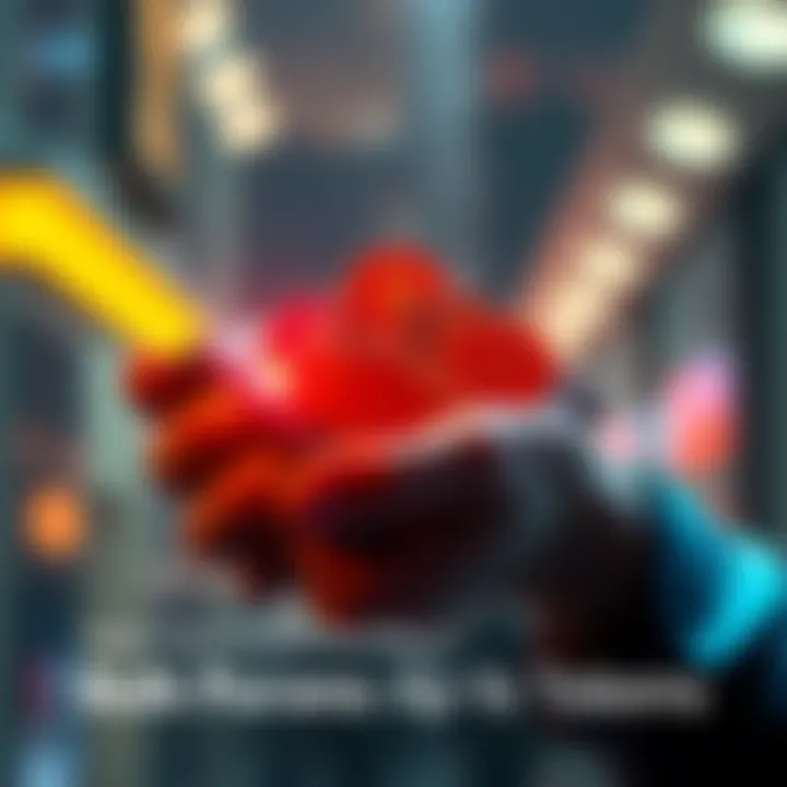 A visual representation of a person holding a digital wallet with Fantom FTM tokens, symbolizing a large purchase transaction on the Fantom Opera chain.