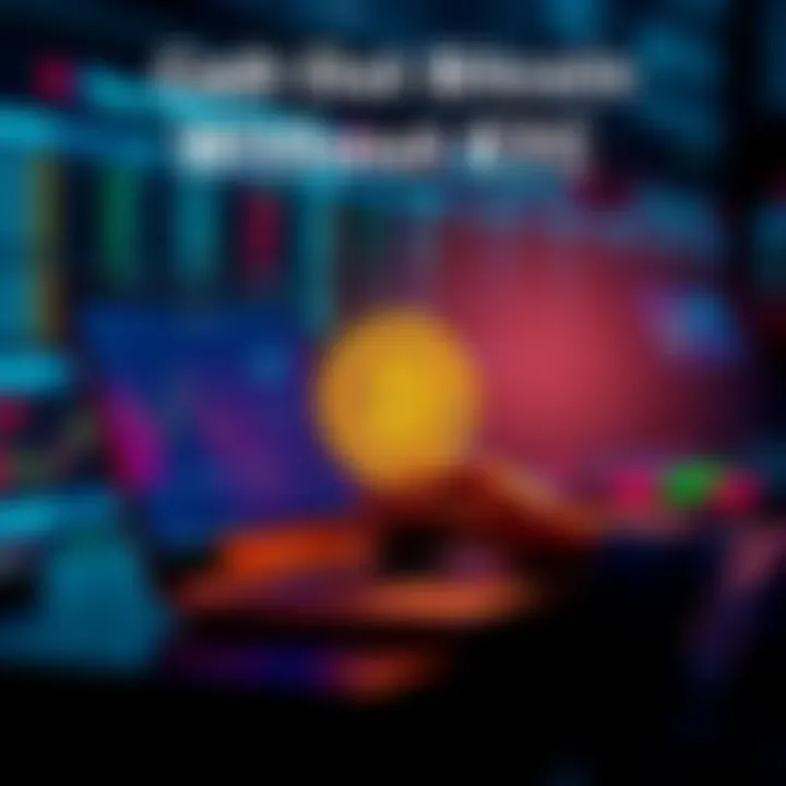 A person using a laptop to cash out Bitcoin at a digital exchange without KYC verification.