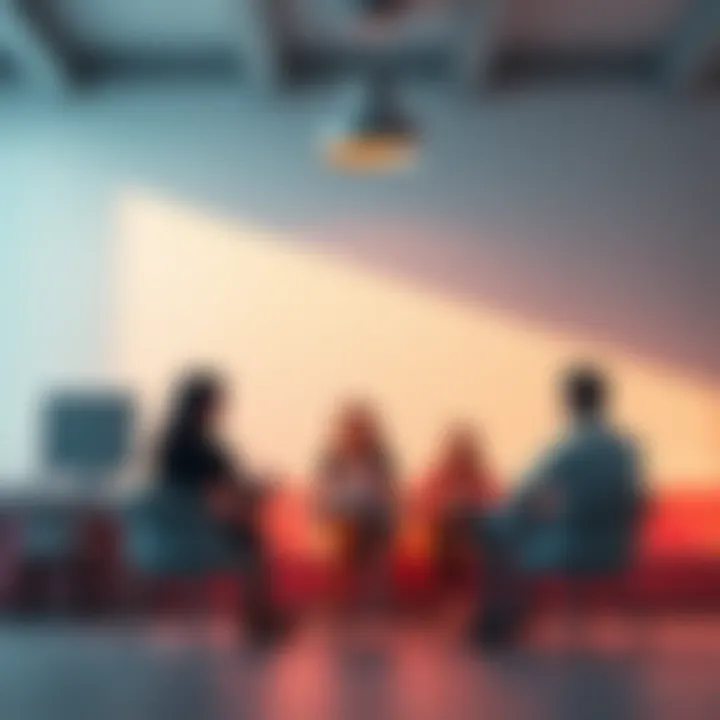 A friendly online discussion space where people chat and share thoughts freely.