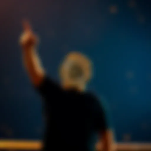 A person joyfully holding a Bitcoin symbol and celebrating their achievement of owning a whole Bitcoin, with a bright background.