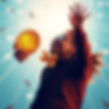 A person joyfully holding a Bitcoin symbol with a bright background, representing the excitement of achieving a full Bitcoin.