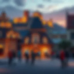 Open letter discussing the need for a new casting director for Channel 9, featuring historical buildings in the background and people engaged in discussion.