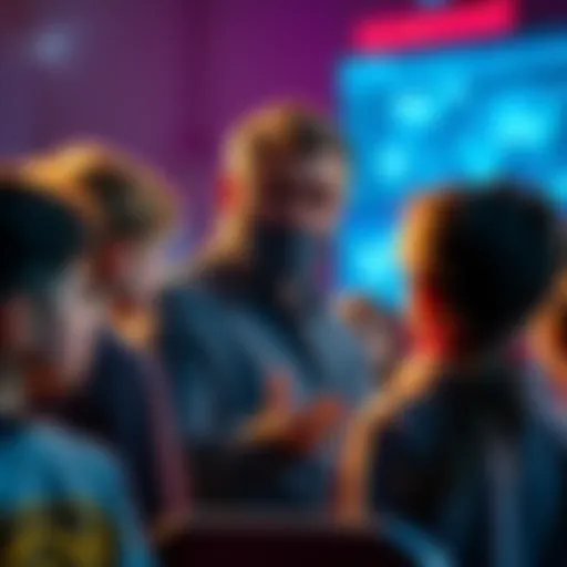 Charles Hoskinson addressing a group of children, encouraging them to differentiate between reality and misconceptions in digital spaces.