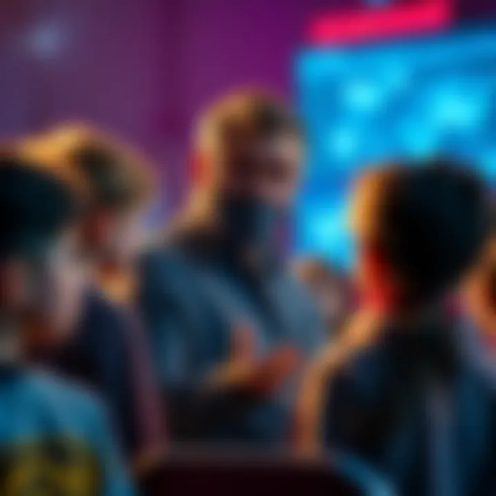 Charles Hoskinson addressing a group of children, encouraging them to differentiate between reality and misconceptions in digital spaces.