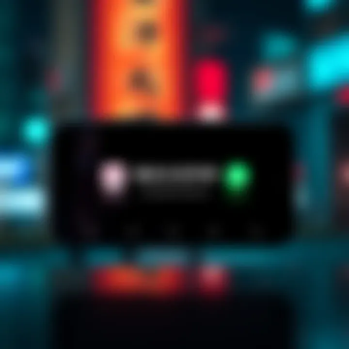 A smartphone screen displaying a message about the removal of Bitchat app from China's App Store.