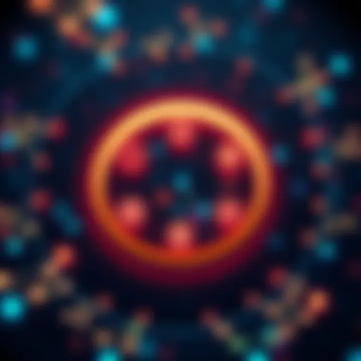 Circle logo with symbols representing 11 blockchains and a gas-free transaction graphic