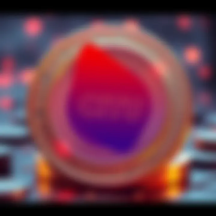 Illustration of a CITU coin with a unique design, symbolizing its limited supply and community governance