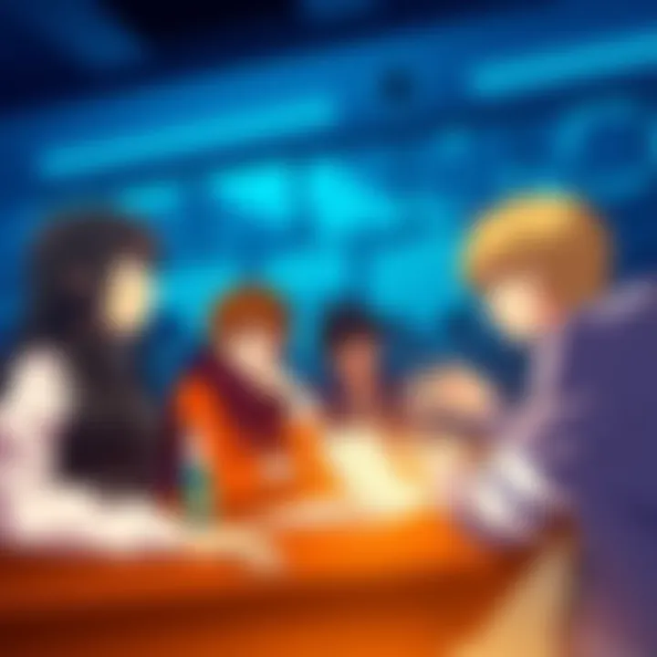 A group of anime fans discussing the Classroom of the Elite series with varying opinions.
