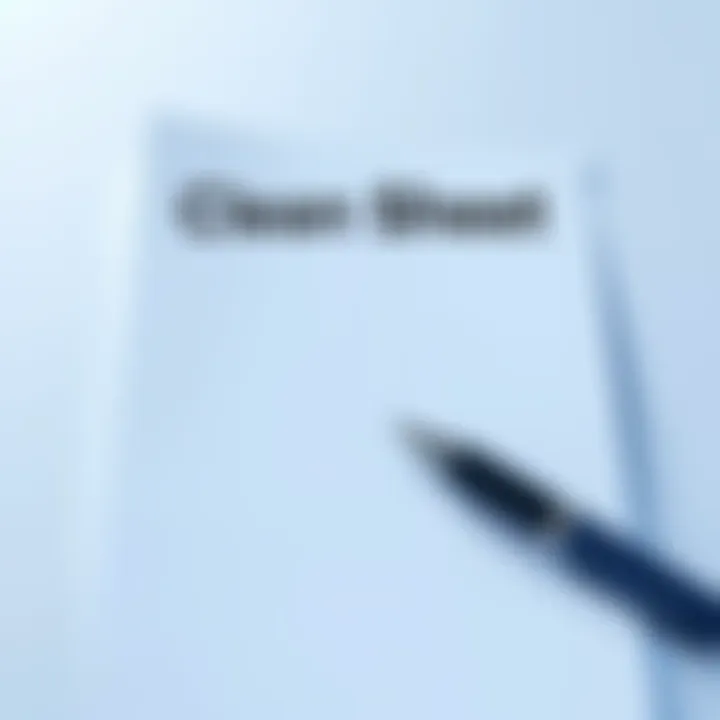 A blank sheet with a pen, symbolizing a fresh start and the idea of taking decisive action.